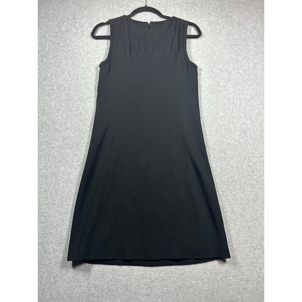 Moschino Sleeveless Sheath Dress Women's 4 Black Stretch Back Zip - Picture 5 of 8